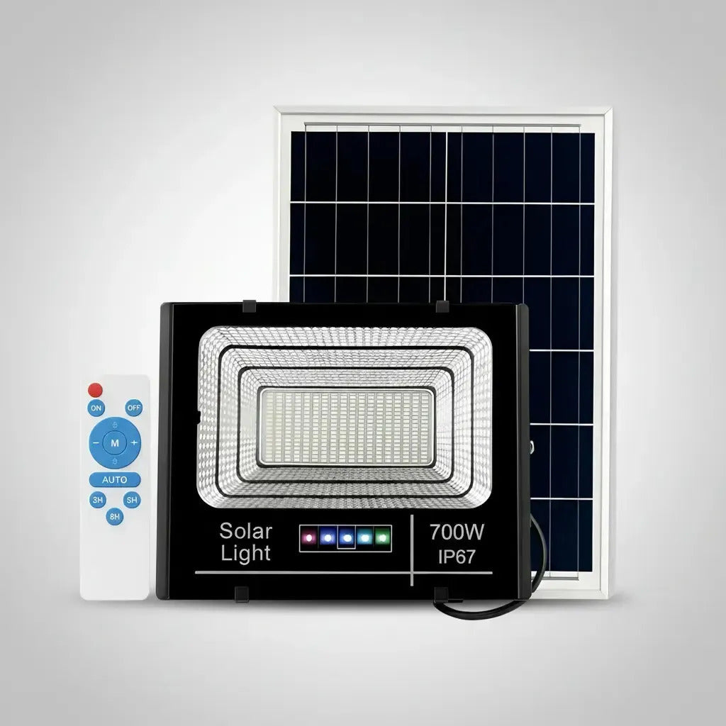 Foco Solar LED 700W IP67 Económico