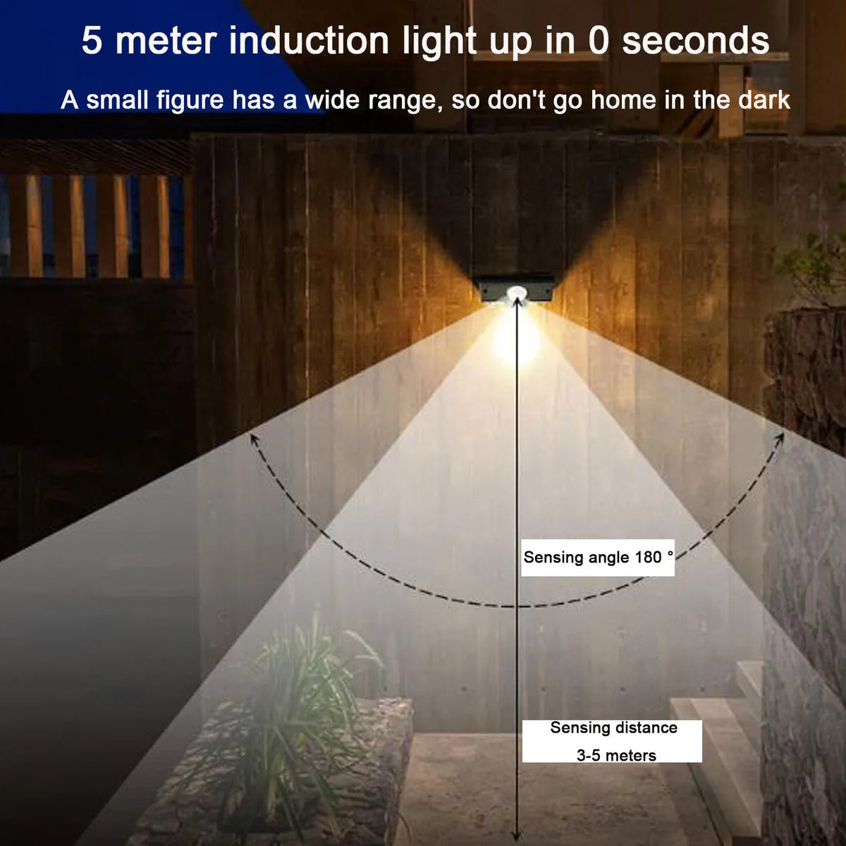 Luces Exteriores Solar Con Control De Luz Inteligente