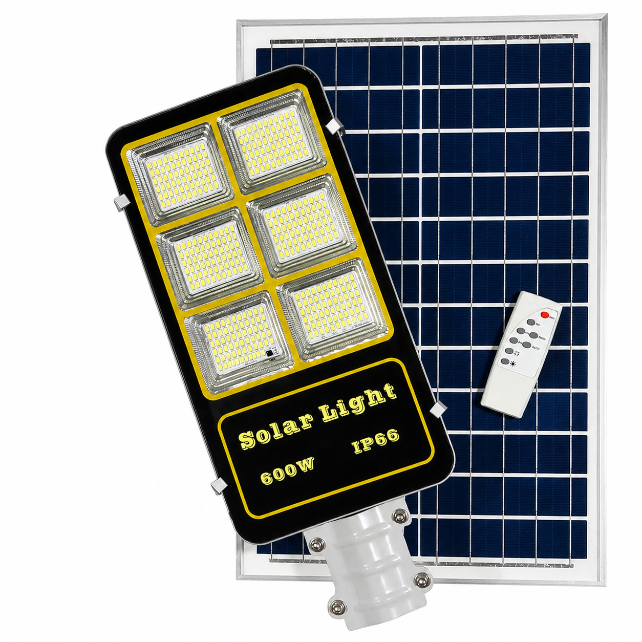 Luminaria Solar LED IRM™ 600W con Panel Independiente