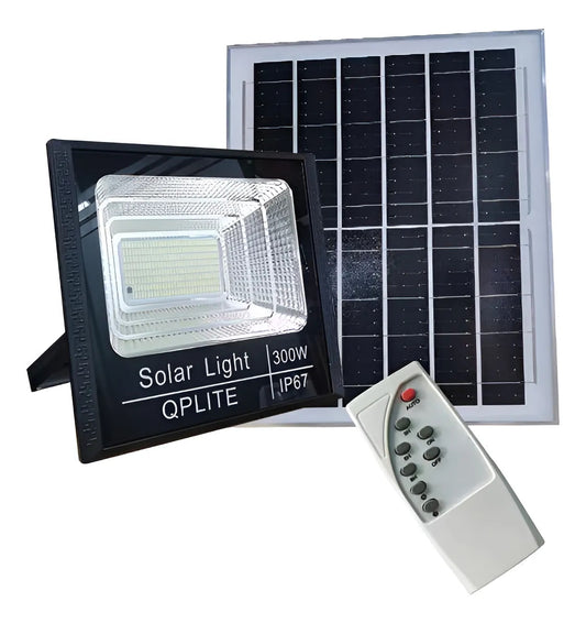 FOCO LED SOLAR PARA EXTERIOR E INTERIOR 300W IP67