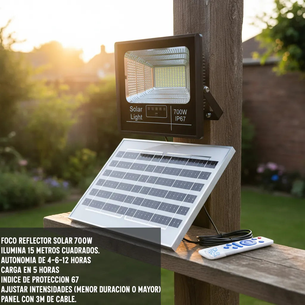 FOCO SOLAR LED 700W IP67