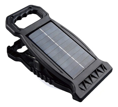 Luz Solar LED Con Sensor Movimiento Clip Camping Modelo
